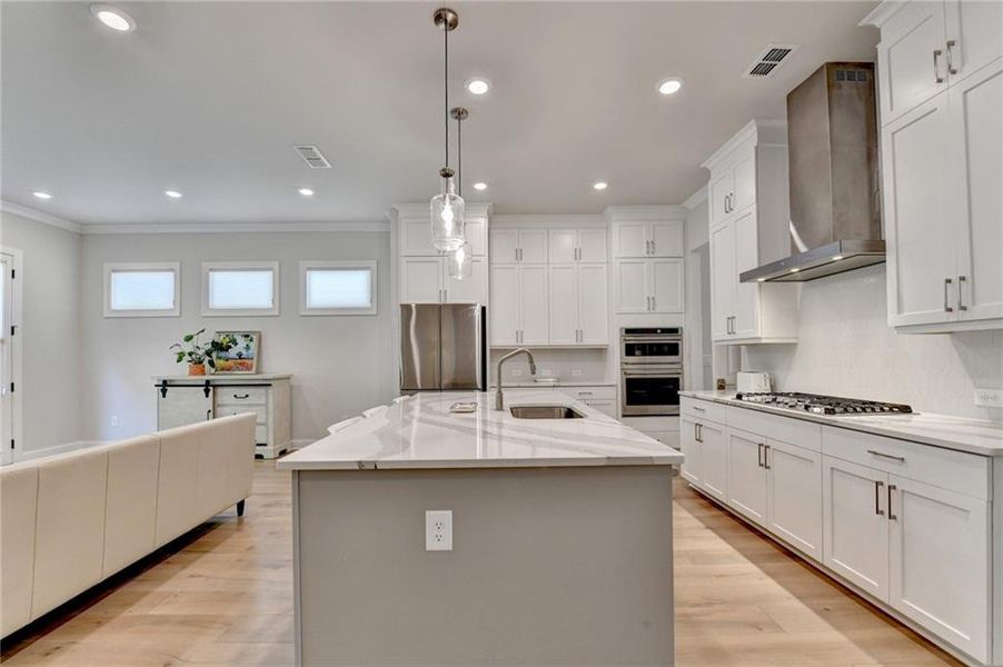 Furnished interior view inside a new home in , Canton (Image 5).