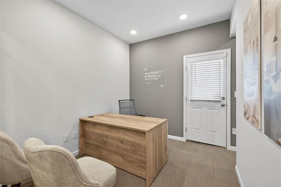 Furnished interior view inside a new home in Laurel Ridge, Rock Spring (Image 28). Furnished interior view inside a new home in Laurel Ridge, Rock Spring (Image 28).