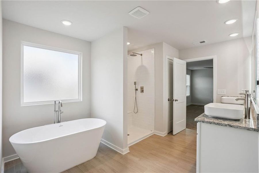 Furnished interior view inside a new home in Conner Springs, Social Circle (Image 5).