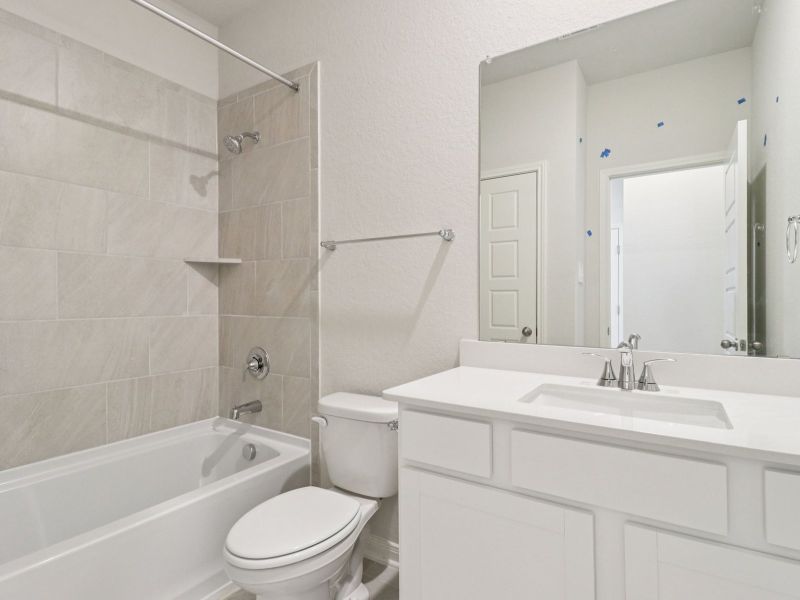 Furnished interior view inside a new home in Comanche Ridge, San Antonio (Image 12).