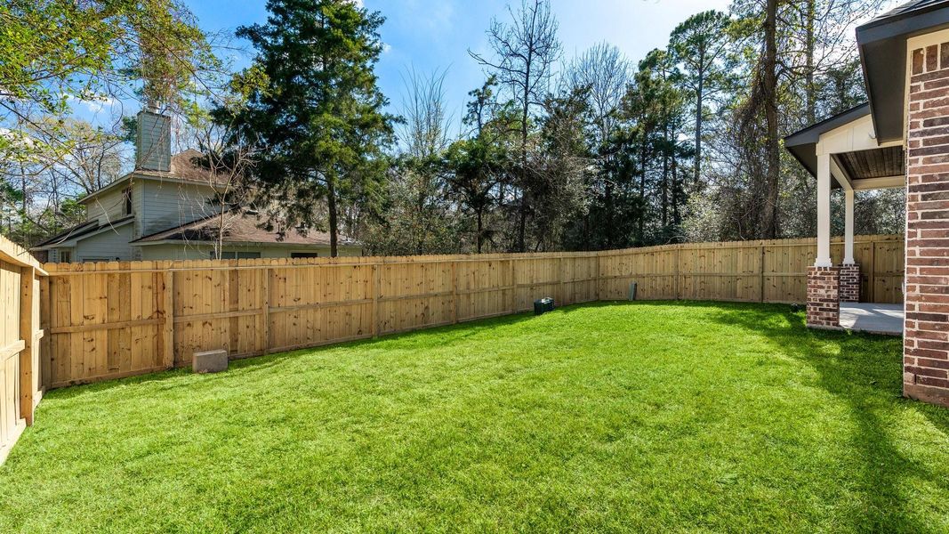 Exterior details and patio area of a home in , Montgomery (Image 3). Exterior details and patio area of a home in , Montgomery (Image 3).
