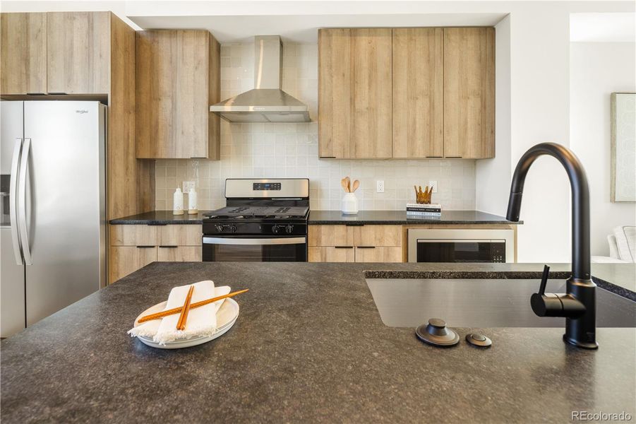 Furnished interior view inside a new home in , Denver (Image 15).