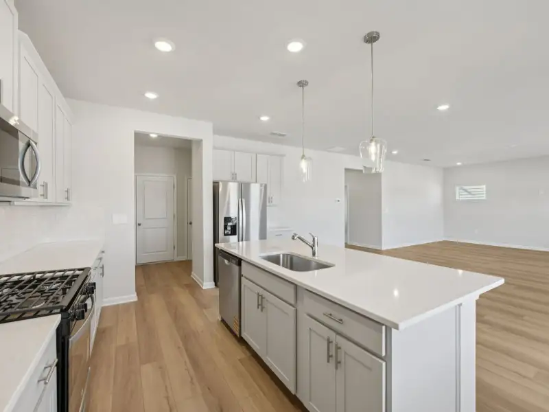 Furnished interior view inside a new home in Preserve at Mountain Creek, Pendergrass (Image 7).