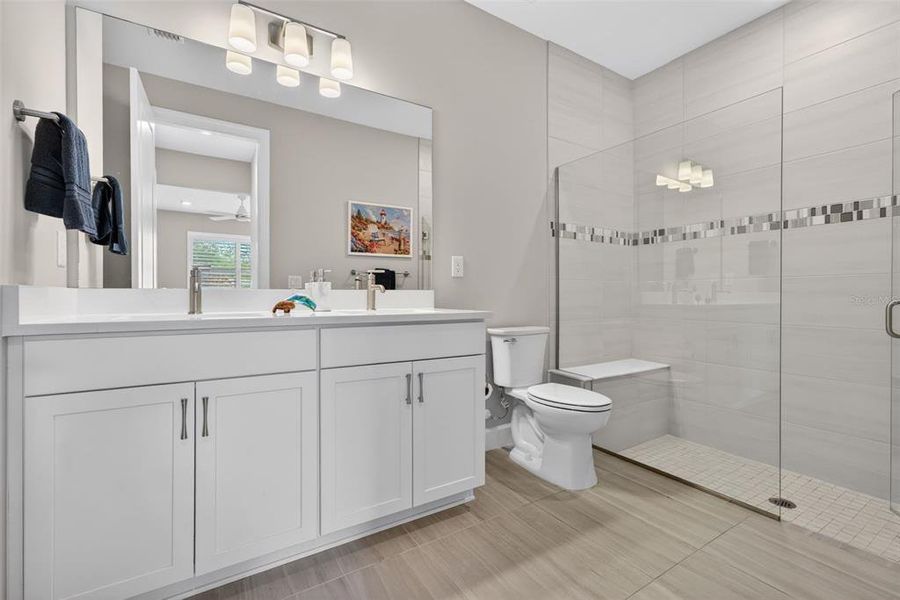 Furnished interior view inside a new home in , Englewood (Image 45).