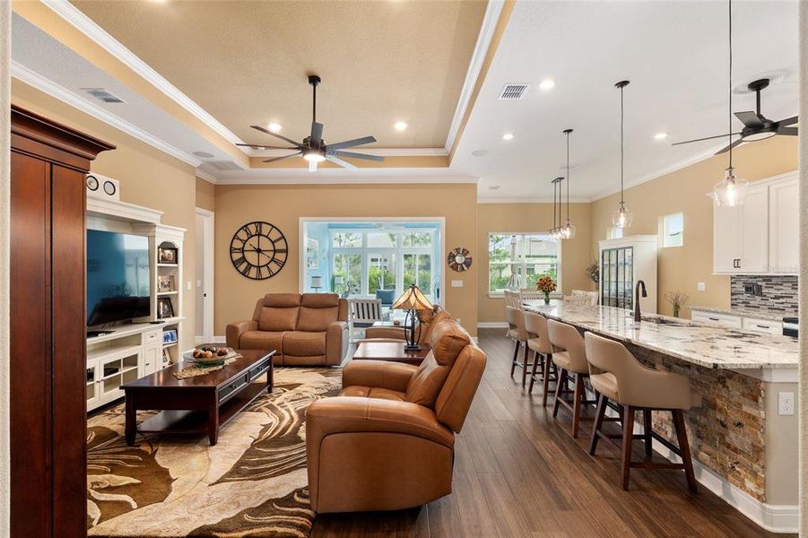 Furnished interior view inside a new home in , Ocala (Image 29). Furnished interior view inside a new home in , Ocala (Image 29).