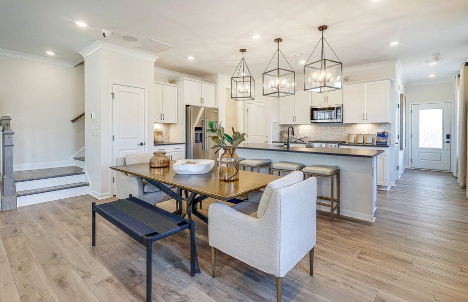 Furnished interior view inside a new home in Galloway Towns, Charlotte (Image 15).