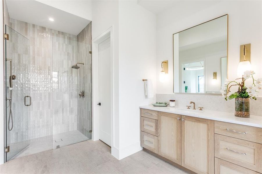 Furnished interior view inside a new home in Samantha Springs, Keller (Image 38).