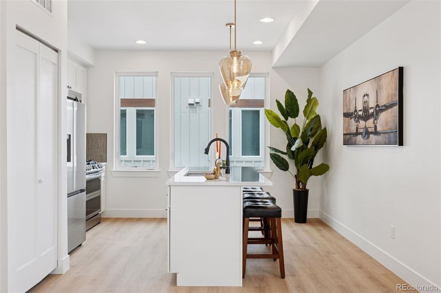 Furnished interior view inside a new home in , Denver (Image 7).