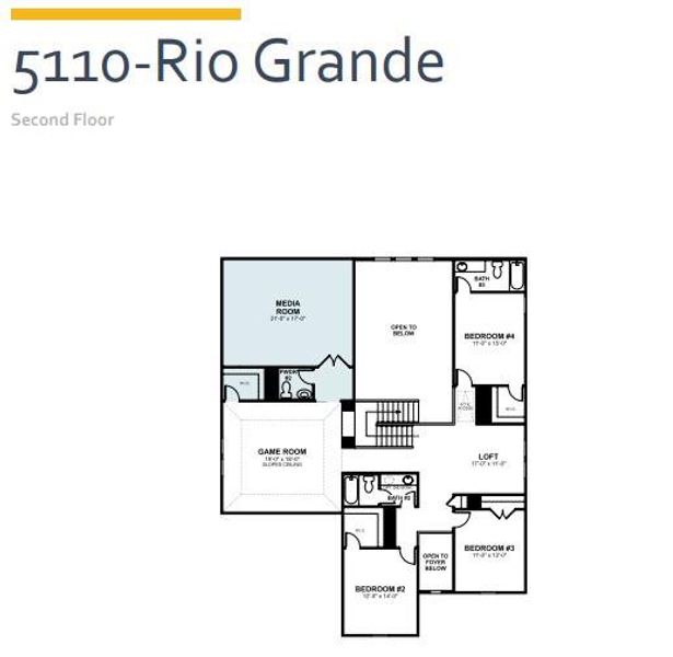 2D floor plan layout of this home in Edgewood, Leander, TX (Image 2). 2D floor plan layout of this home in Edgewood, Leander, TX (Image 2).