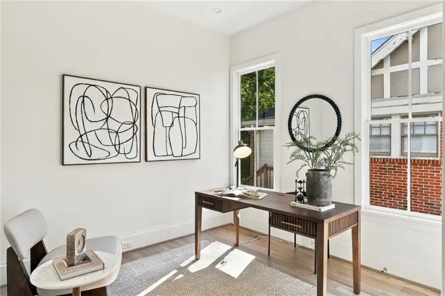 Furnished interior view inside a new home in , Atlanta (Image 11).