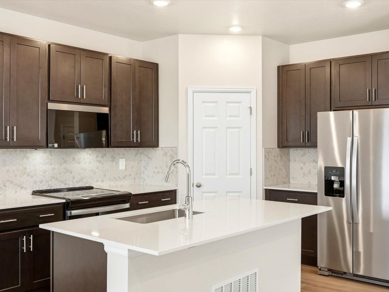 Furnished interior view inside a new home in York Station, Thornton (Image 2). Furnished interior view inside a new home in York Station, Thornton (Image 2).