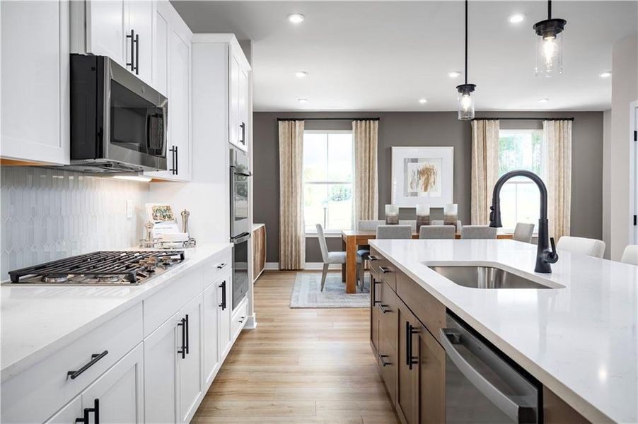 Furnished interior view inside a new home in , Lawrenceville (Image 7).