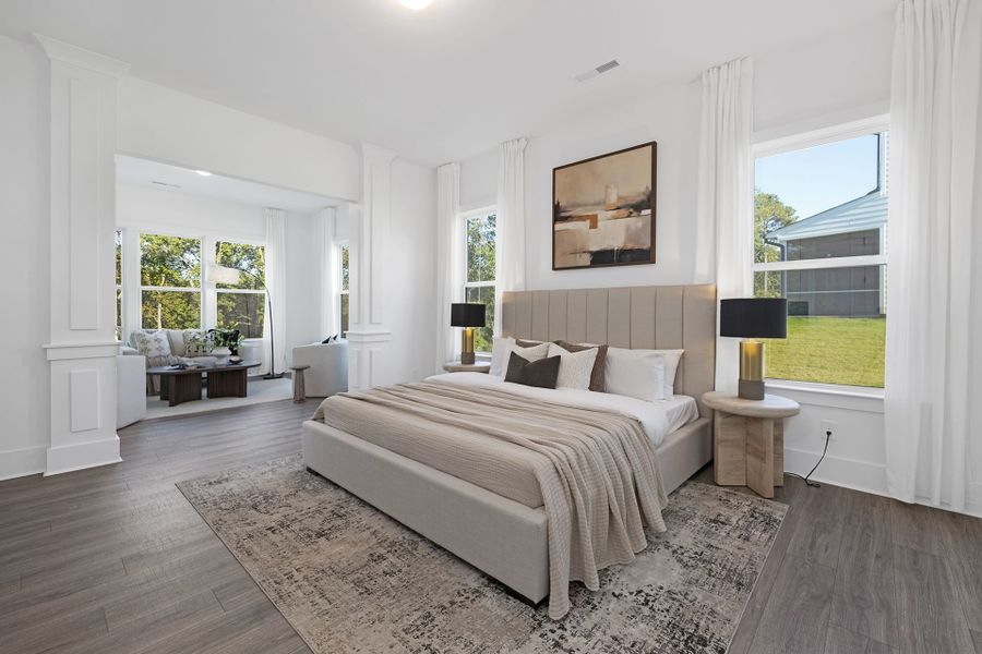 Furnished interior view inside a new home in Edgewater - Harbor Pointe, Lancaster (Image 12).