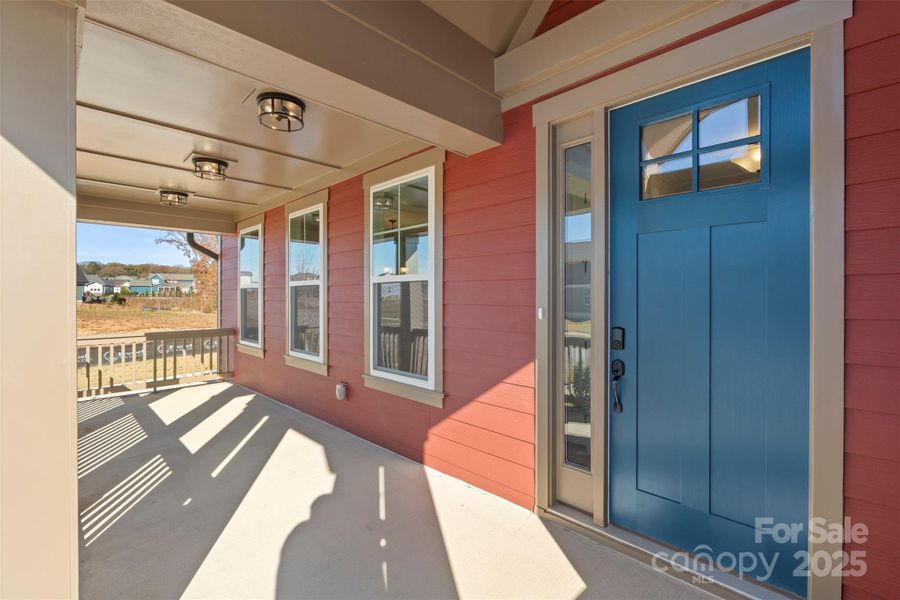Exterior details and patio area of a home in Riverwalk, Rock Hill (Image 4).
