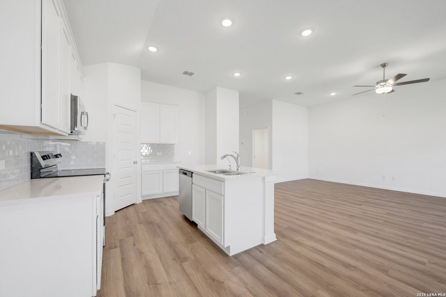 Furnished interior view inside a new home in Paloma Park, Converse (Image 7).