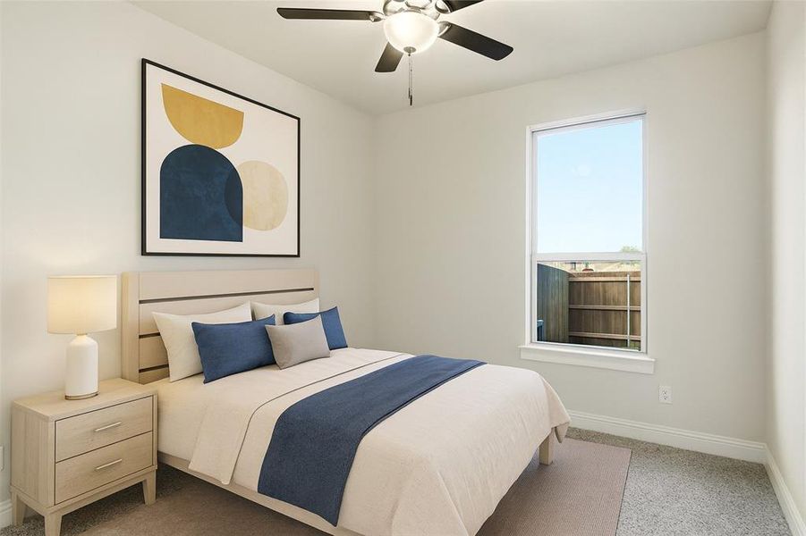 Furnished interior view inside a new home in , Weatherford (Image 8).