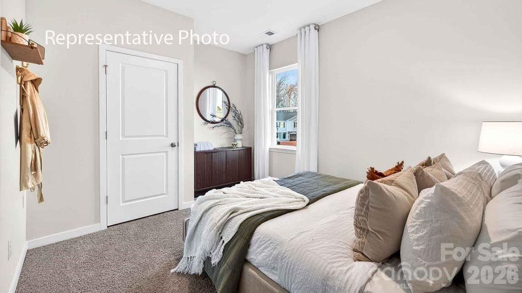 Furnished interior view inside a new home in Sonoma Hills, Charlotte (Image 18).