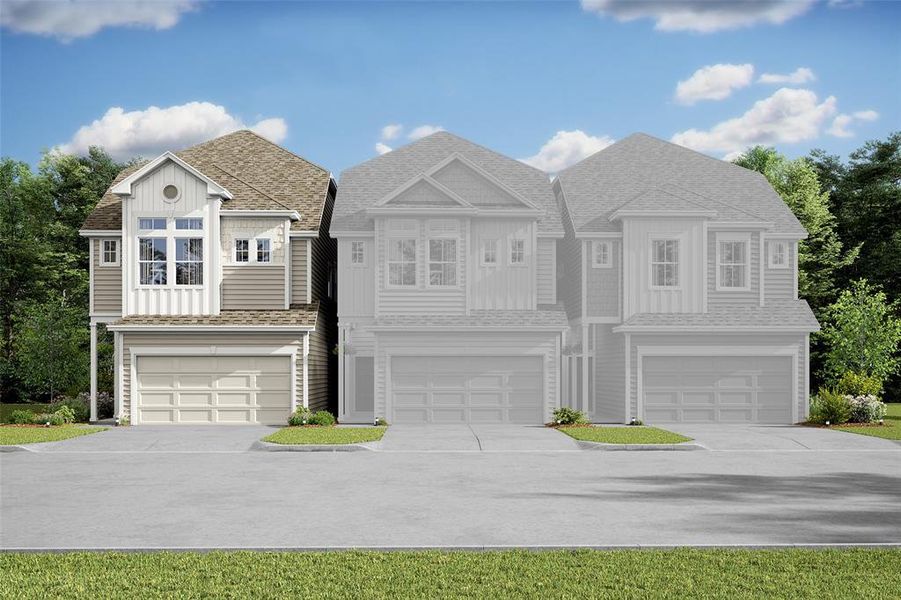 Gorgeous Penelope home design by K. Hovnanian Homes with elevation D in beautiful Cloverdale. (*Artist rendering used for illustration purposes only.)