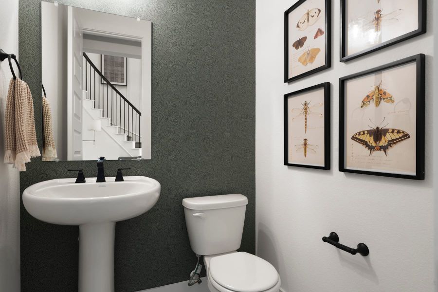 Furnished interior view inside a new home in Lagos Reserve, Manor (Image 45).