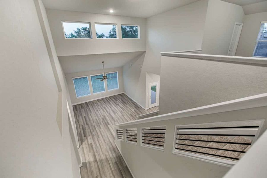 Representative unfurnished interior of a home built from the Shenandoah – 50′ Lot by Chesmar Homes in Elyson, Katy (Image 5).