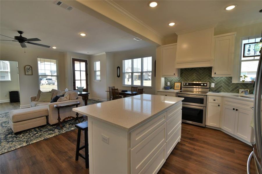Furnished interior view inside a new home in , Granbury (Image 6). Furnished interior view inside a new home in , Granbury (Image 6).