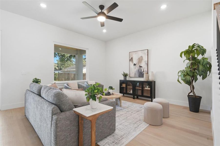 Furnished interior view inside a new home in , Orlando (Image 12).