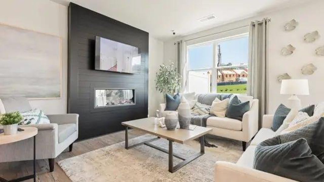 Furnished interior view inside a new home in , Lawrenceville (Image 4).