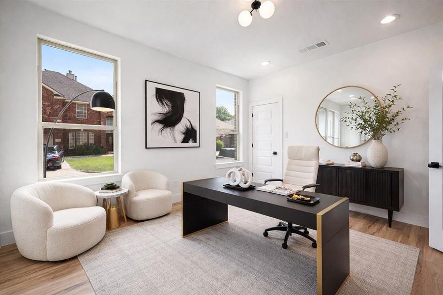 Furnished interior view inside a new home in , Arlington (Image 14).