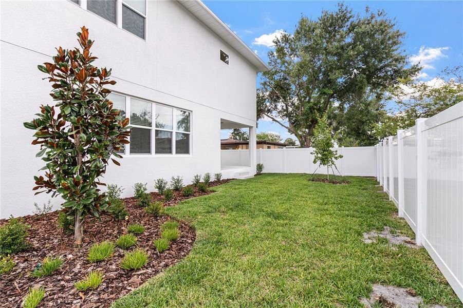 Exterior details and patio area of a home in , Tampa (Image 34). Exterior details and patio area of a home in , Tampa (Image 34).