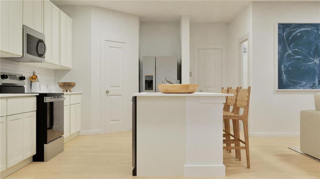 Furnished interior view inside a new home in , Kissimmee (Image 3).