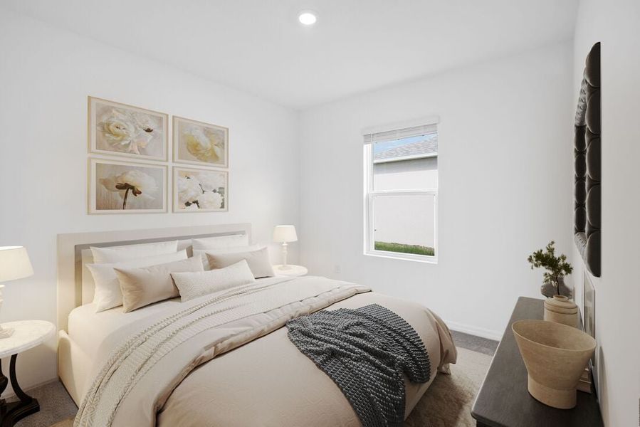 Furnished interior view inside a new home in Waterstone, Groveland (Image 36).