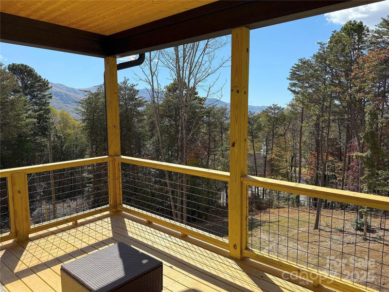 Main Level Deck with Fantastic Mountain Views