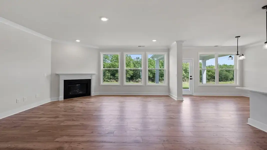 Representative unfurnished interior of a home built from the Fleetwood by D.R. Horton in Spring Ridge Reserve, Anderson (Image 18). Representative unfurnished interior of a home built from the Fleetwood by D.R. Horton in Spring Ridge Reserve, Anderson (Image 18).