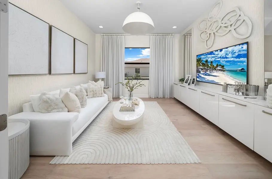 Representative furnished interior of a home built from the Nassau by GL Homes in Valencia Harbor (55+), Fort Myers (Image 6). Representative furnished interior of a home built from the Nassau by GL Homes in Valencia Harbor (55+), Fort Myers (Image 6).