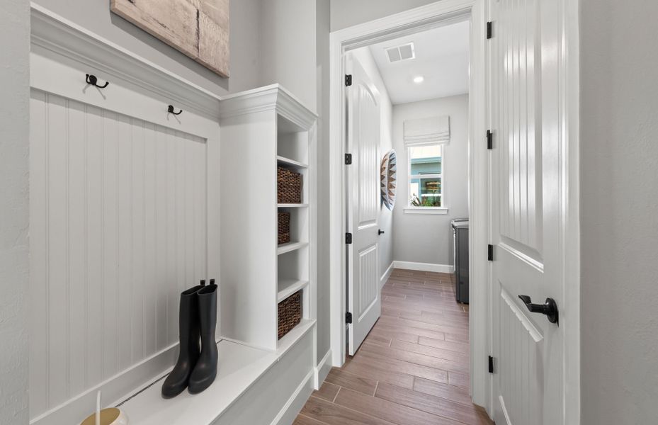 Representative furnished interior of a home built from the Prestige by DiVosta in Emerson Oaks, Vero Beach (Image 32).