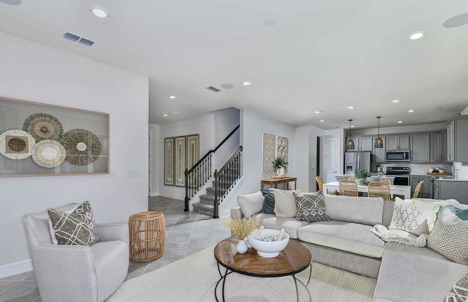 Representative furnished interior of a home built from the Tower by Pulte Homes in Tohoqua, Kissimmee (Image 11).
