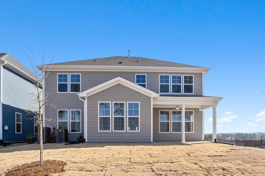 Exterior details and patio area of a home in Sweetbrier, Durham (Image 4).