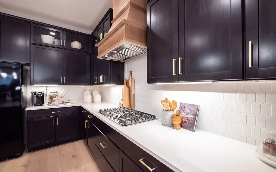 Representative furnished interior of a home built from the Malibu by CastleRock Communities in Lakesong, Grand Prairie (Image 10).