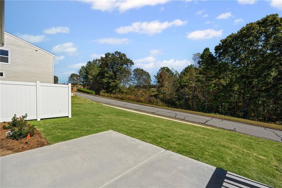 Exterior details and patio area of a home in Villas at Gold Creek, Dawsonville (Image 3). Exterior details and patio area of a home in Villas at Gold Creek, Dawsonville (Image 3).