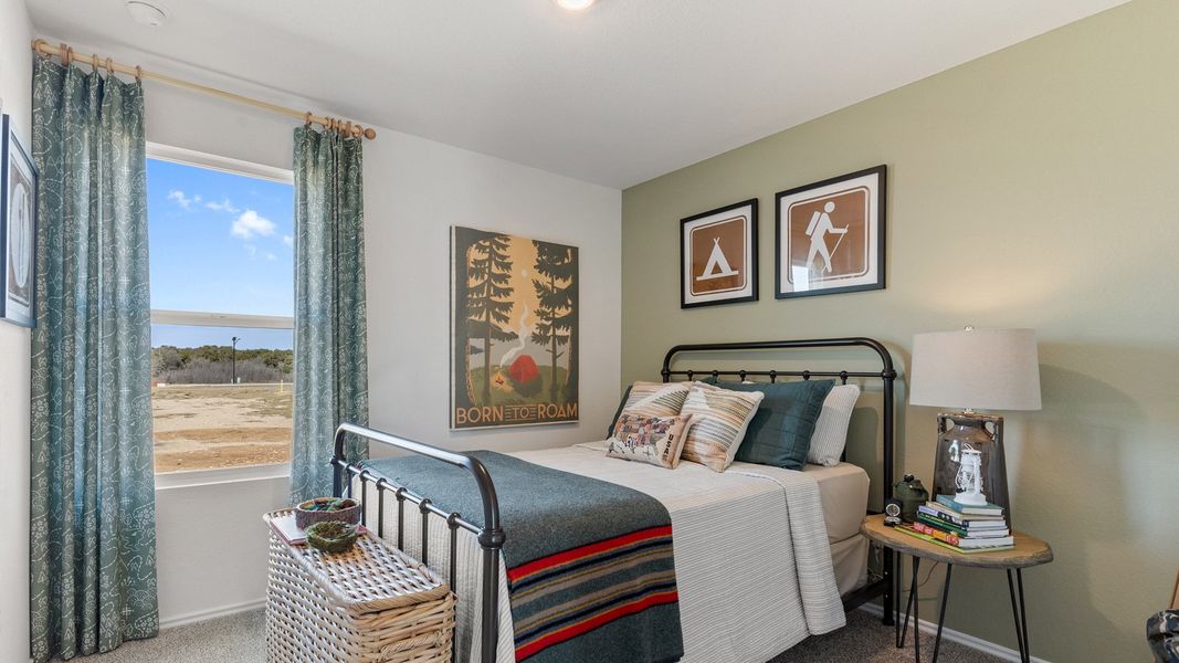 Furnished interior view inside a new home in Watermill, Kyle (Image 26).