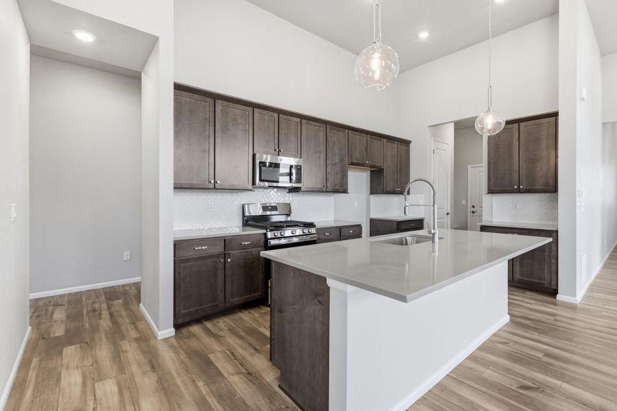 Furnished interior view inside a new home in Talon Pointe, Thornton (Image 6).