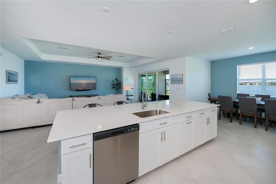 Furnished interior view inside a new home in , Englewood (Image 36).