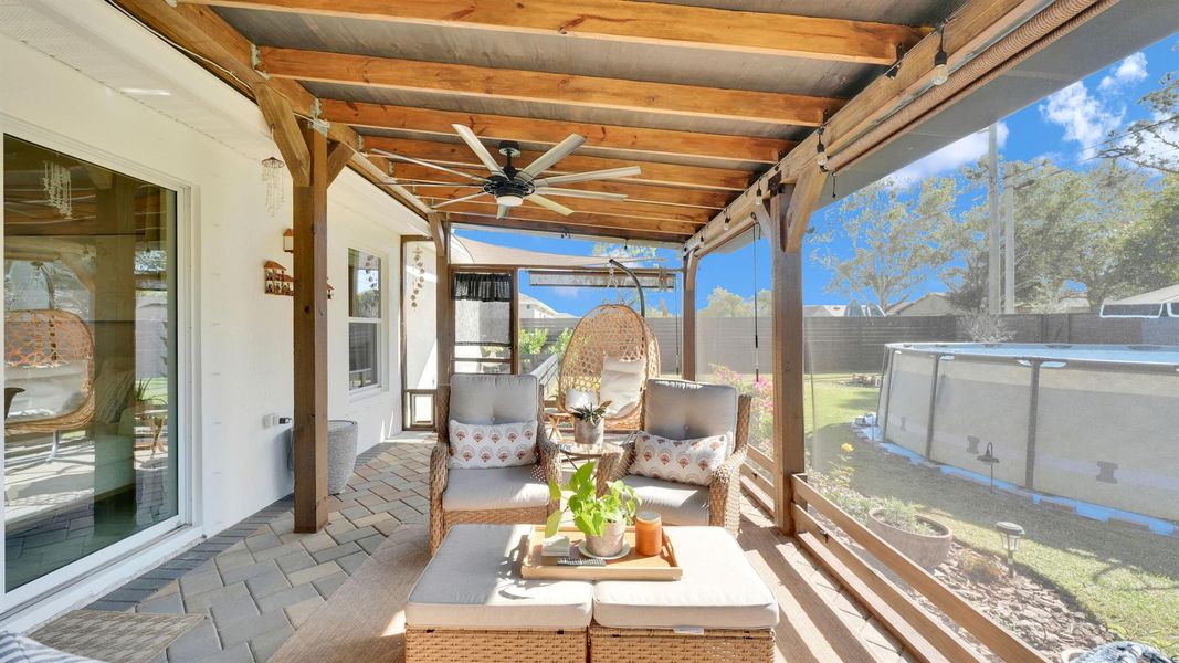 Exterior details and patio area of a home in , Port St. Lucie (Image 34). Exterior details and patio area of a home in , Port St. Lucie (Image 34).