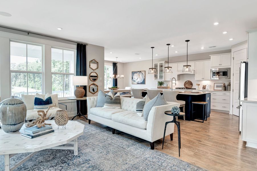 Open concept floorplan