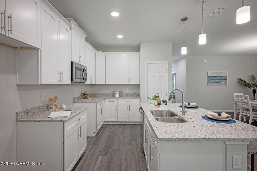 Furnished interior view inside a new home in , Jacksonville (Image 12).