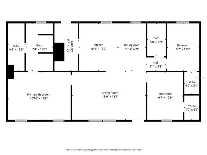 2D floor plan layout of this home in , Morriston, FL (Image 4).