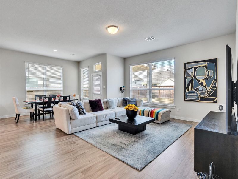 Furnished interior view inside a new home in Sunterra, Katy (Image 10). Furnished interior view inside a new home in Sunterra, Katy (Image 10).