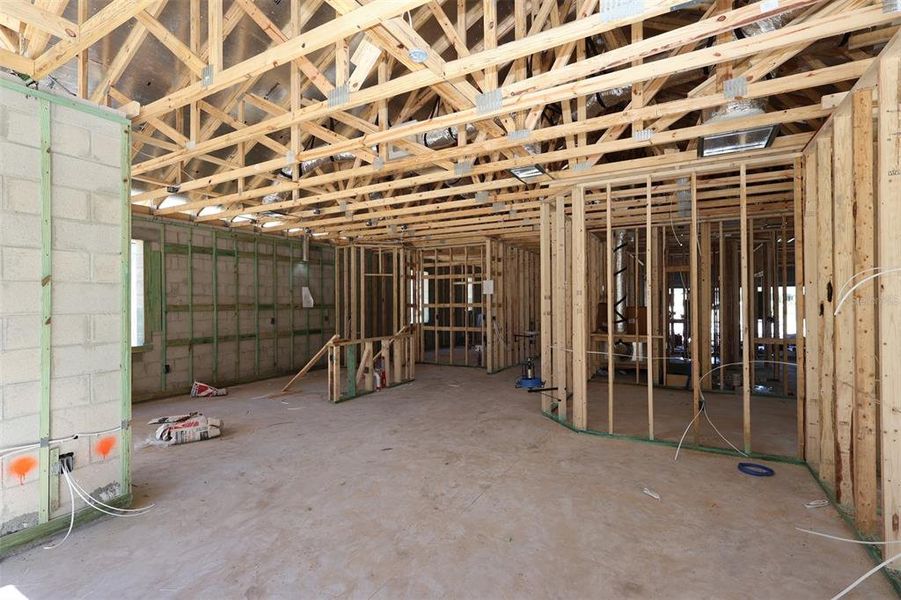 In-progress construction of a new home in Eden at Crossprairie, St. Cloud, FL (Image 6).