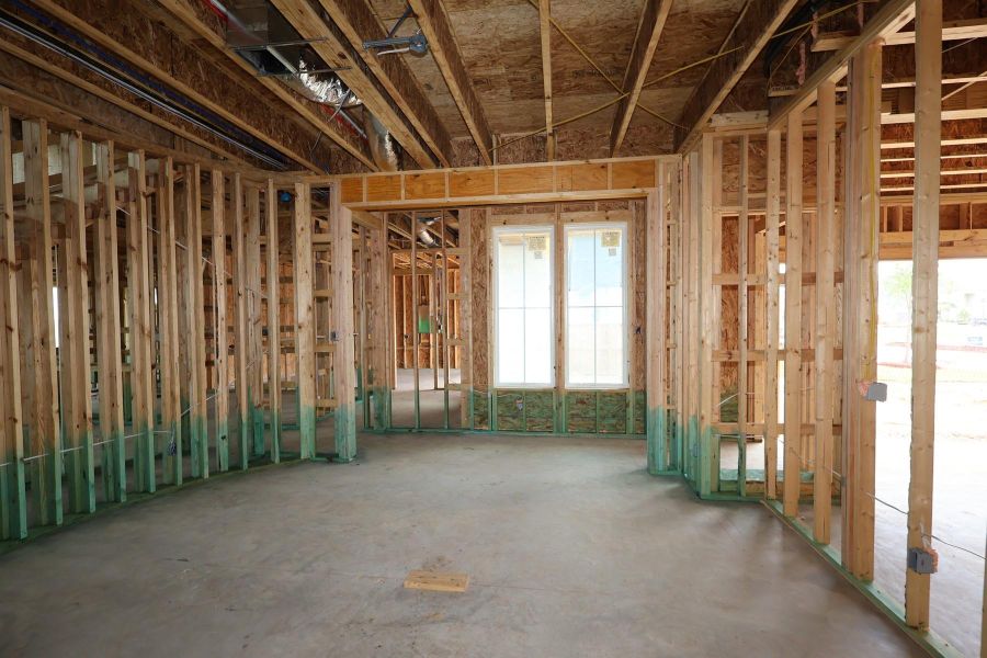 In-progress construction of a new home in Dunham Pointe, Cypress, TX (Image 19).