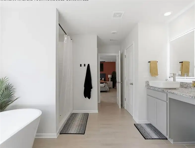Furnished interior view inside a new home in , Covington (Image 10).
